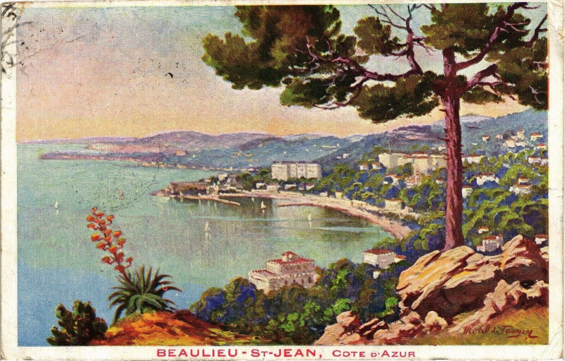 Carte postale ancienne Beaulieu -Saint-jean