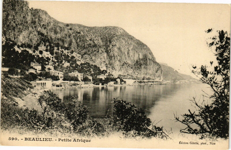 Carte postale ancienne Beaulieu - Petite afrique