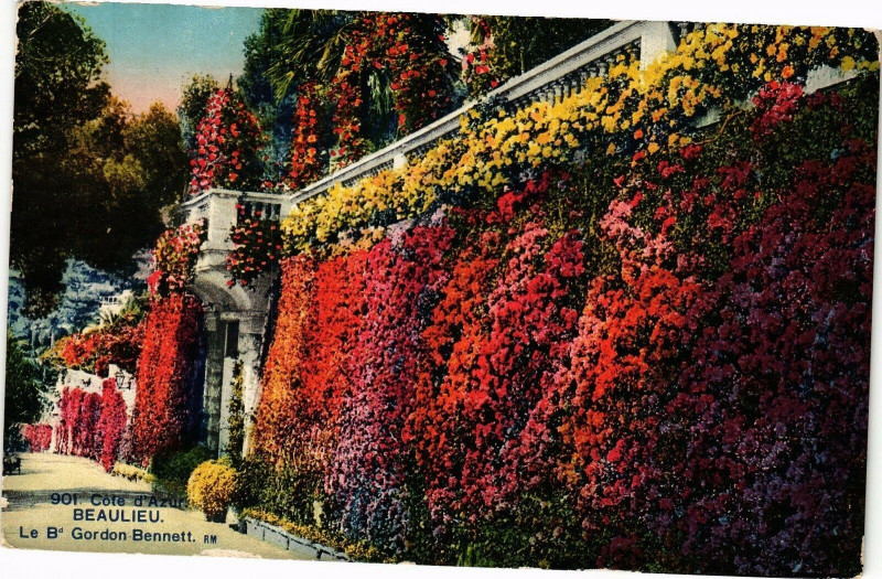 Carte postale ancienne Beaulieu - Le gordon bennett