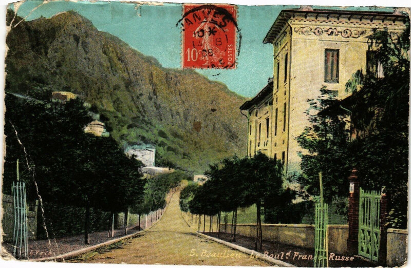 Carte postale ancienne Beaulieu - Le boul