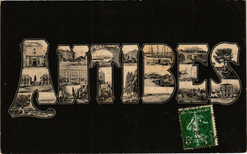 Carte postale ancienne Antibes à Antibes