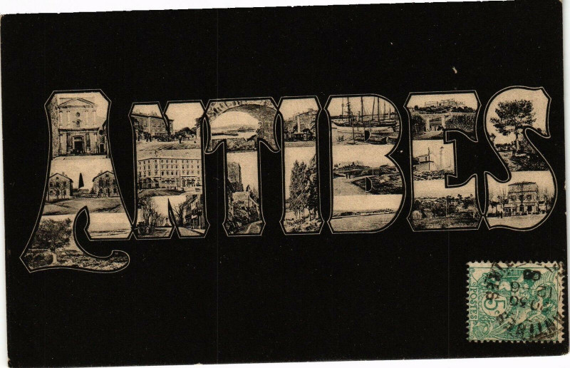 Carte postale ancienne Antibes à Antibes