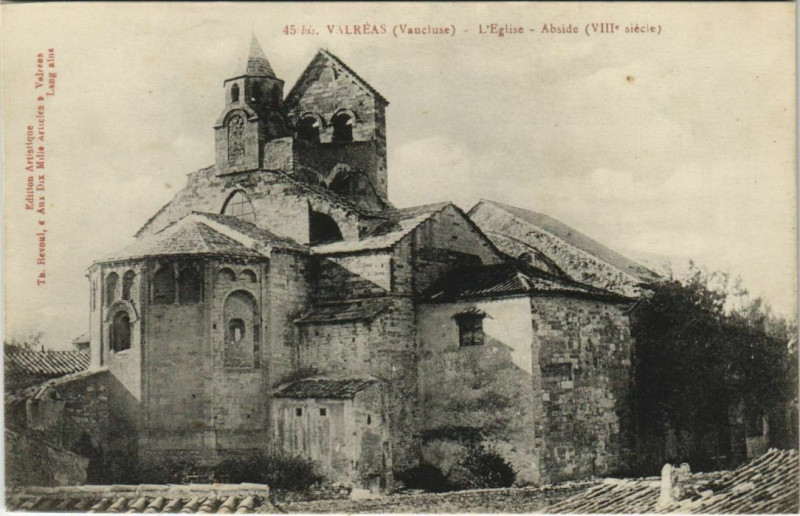 Carte postale ancienne Valreas L'Eglise - Abside à Valréas