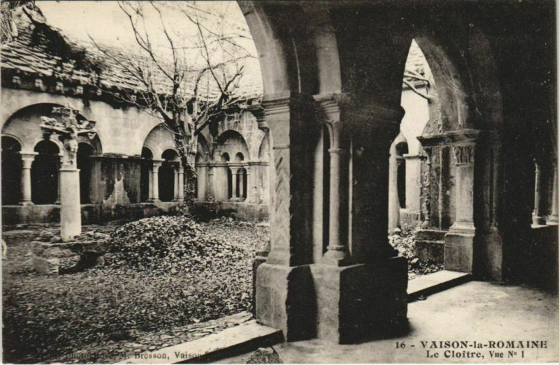 Carte postale ancienne Vaison-La-Romaine Le Cloitre à Vaison-la-Romaine