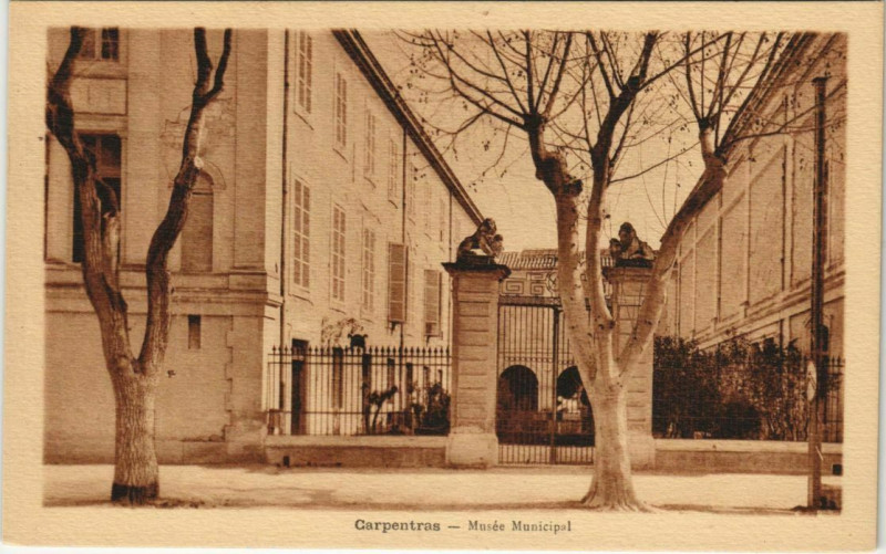 Carte postale ancienne Carpentras Musee Municipal à Carpentras
