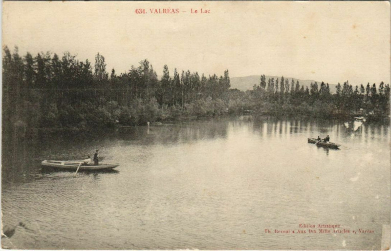 Carte postale ancienne Valreas Le Lac à Valréas