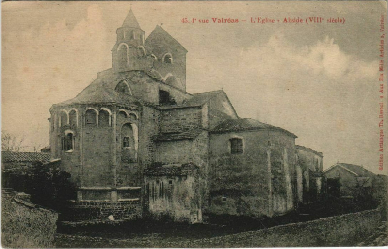 Carte postale ancienne Valreas L'Eglise - Abside à Valréas