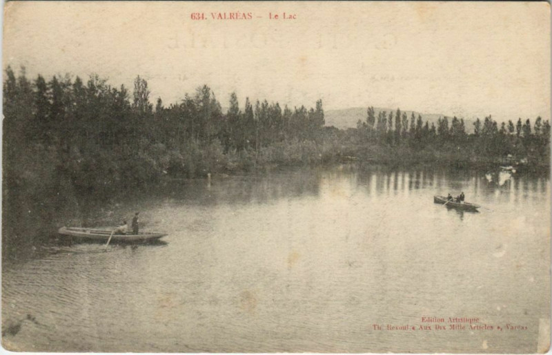 Carte postale ancienne Valreas Le Lac à Valréas