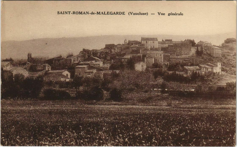 Carte postale ancienne Saint-Romain-De-Malegarde Vue Generale