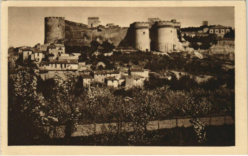 Carte postale ancienne Villeneuve-Les-Avignon Le Fort Saint-Andre à Avignon