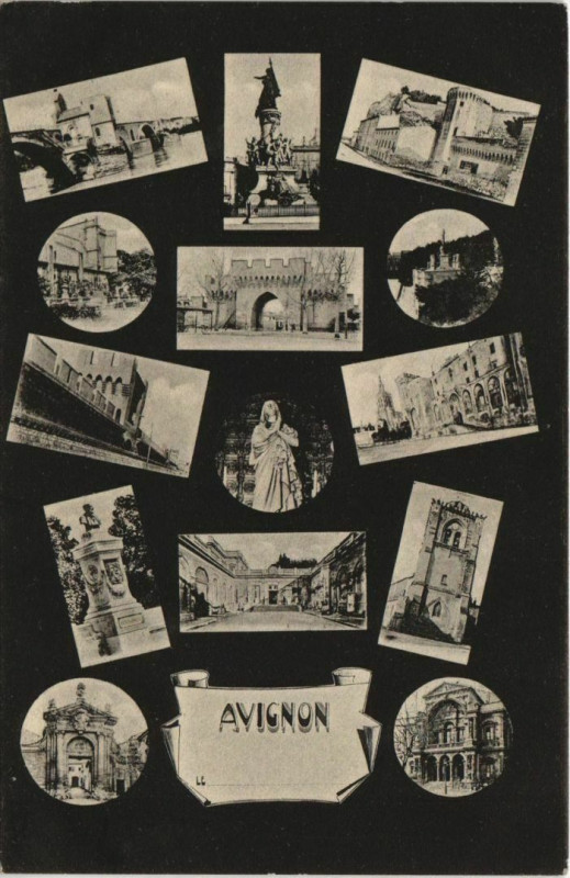Carte postale ancienne Avignon Scenes à Avignon