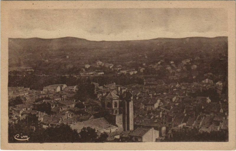 Carte postale ancienne Cavaillon Vue Generale prise a Saint-Jacques à Cavaillon