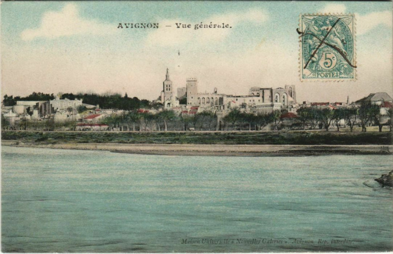 Carte postale ancienne Avignon Vue Generale à Avignon