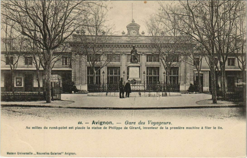 Carte postale ancienne Avignon Gare des Voyageurs à Avignon