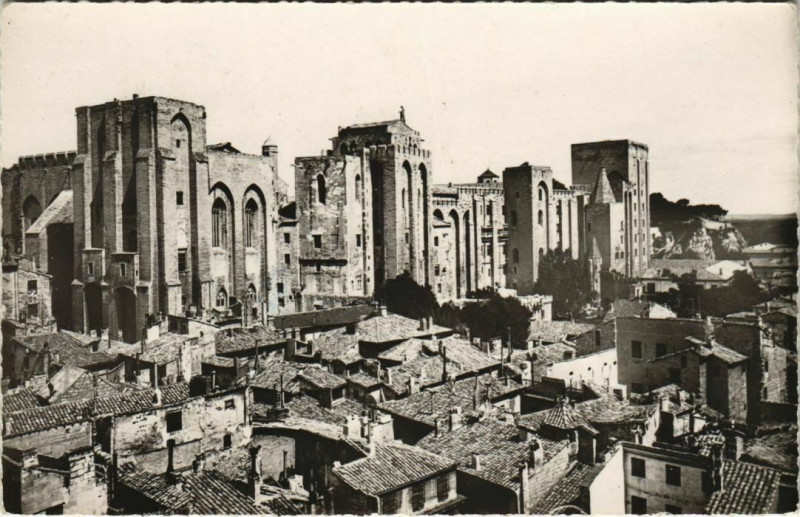 Carte postale ancienne Avignon Le Palais des Papes à Avignon
