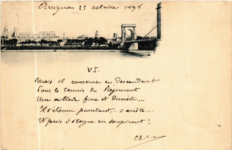 Carte postale ancienne Richerenches à Richerenches