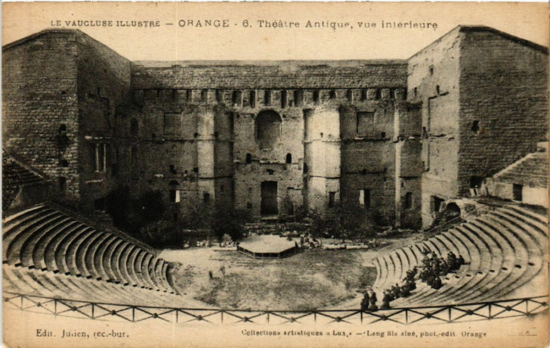 Carte postale ancienne Orange - Theatre Antique à Orange