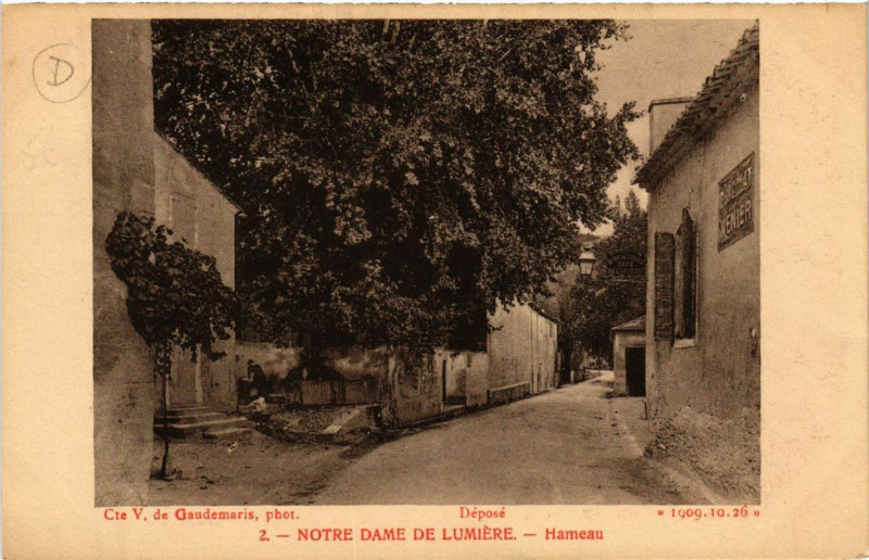 Carte postale ancienne N.-D. de Lumiere - Hameau