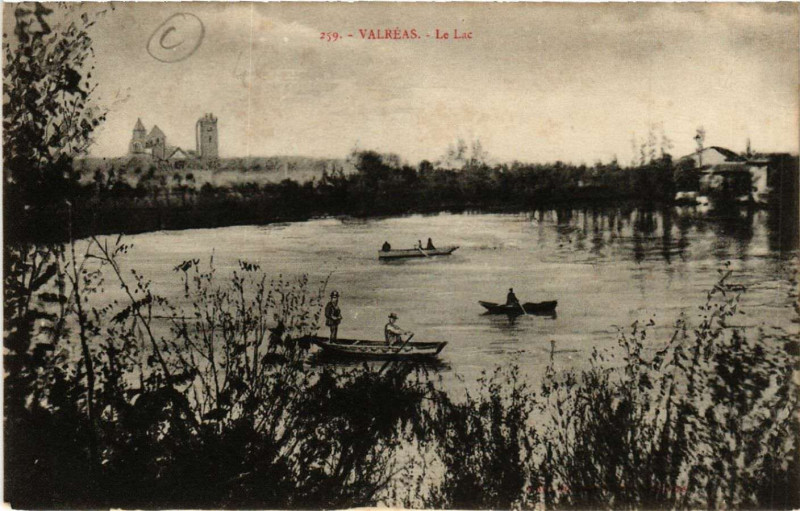 Carte postale ancienne Valreas - Le Lac à Valréas