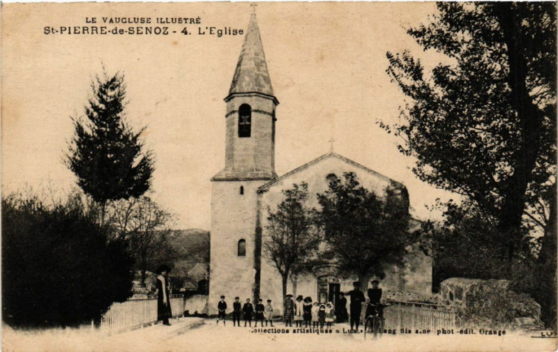 Carte postale ancienne Le Vaucluse Illustre - Saint-Pierre-de-Senoz - L'Eglise