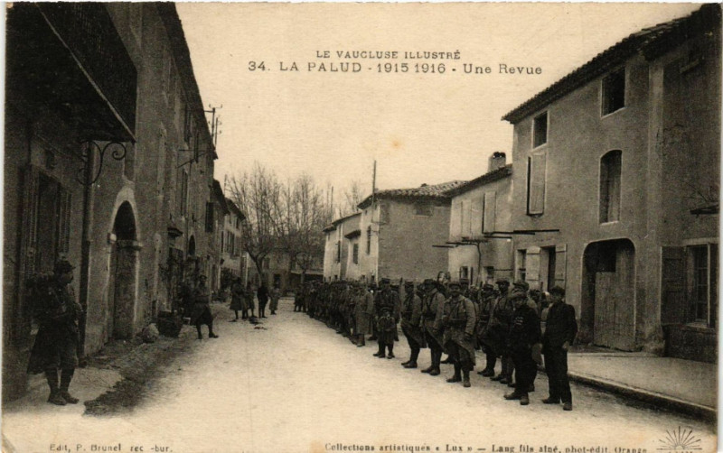 Carte postale ancienne Le Vaucluse Illustre - La Palud - 1915-1916 - Une Revue