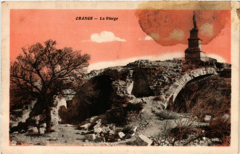 Carte postale ancienne Orange - La Vierge à Orange