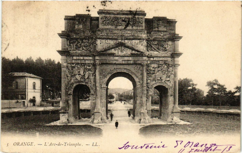 Carte postale ancienne Orange - L'Arc-de-Triomphe à Orange