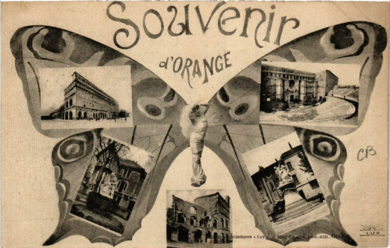 Carte postale ancienne Souvenir d'Orange à Orange