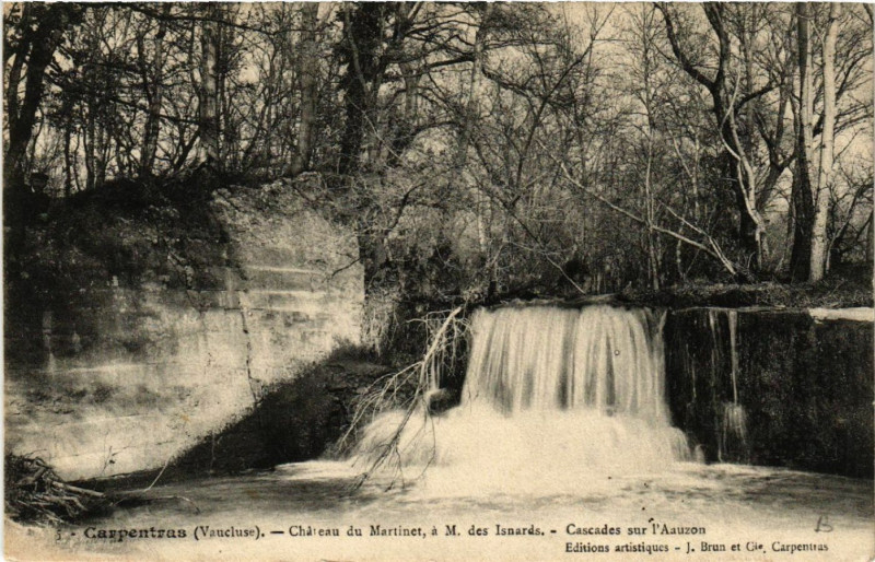 Carte postale ancienne Carpentras - Chateau du Martiner a M. des Isards - à Carpentras