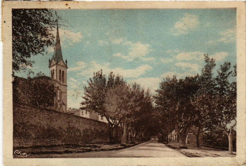 Carte postale ancienne Carpentras - Eglise de l'Observante à Carpentras