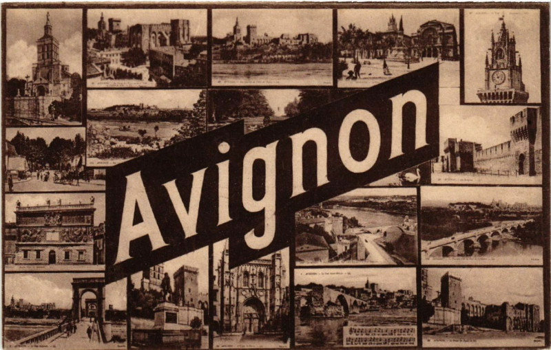 Carte postale ancienne Avignon à Avignon