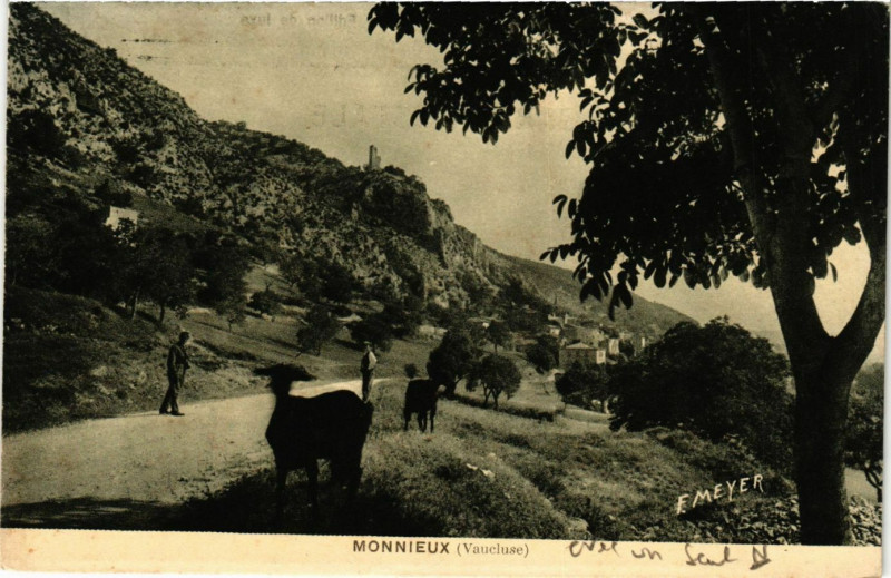 Carte postale ancienne Monnieux