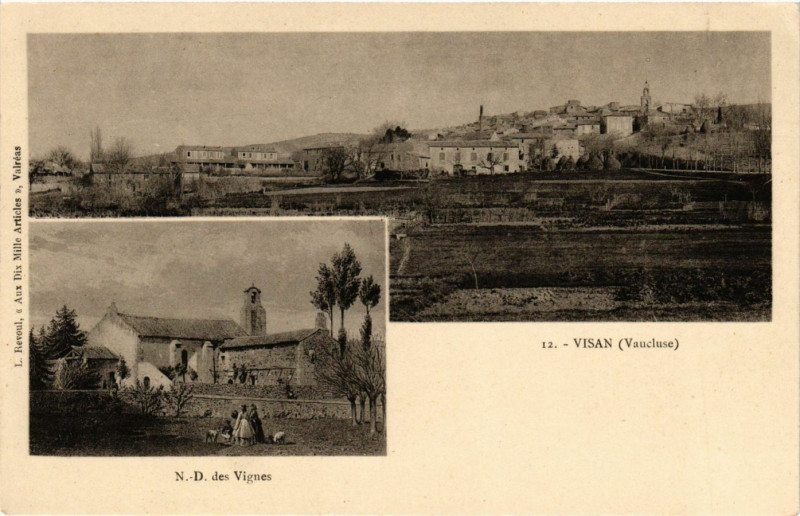 Carte postale ancienne N.-D. des Vignes - Visan à Visan