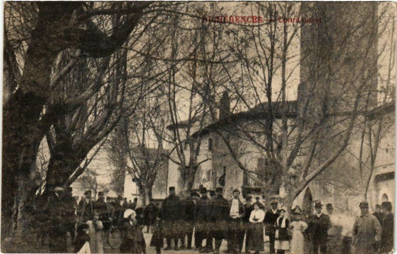 Carte postale ancienne Richerences - Cours ouest