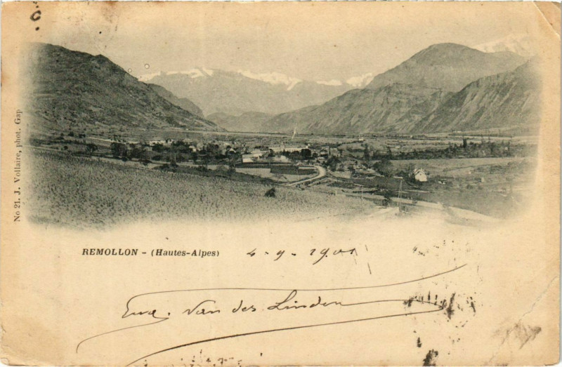 Carte postale ancienne Remollon à Remollon