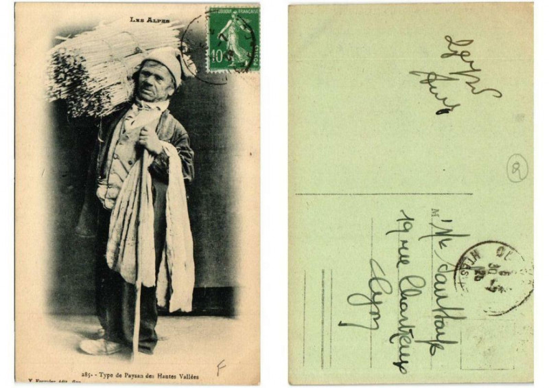 Carte postale ancienne Type de Paysan des Hautes Villes.