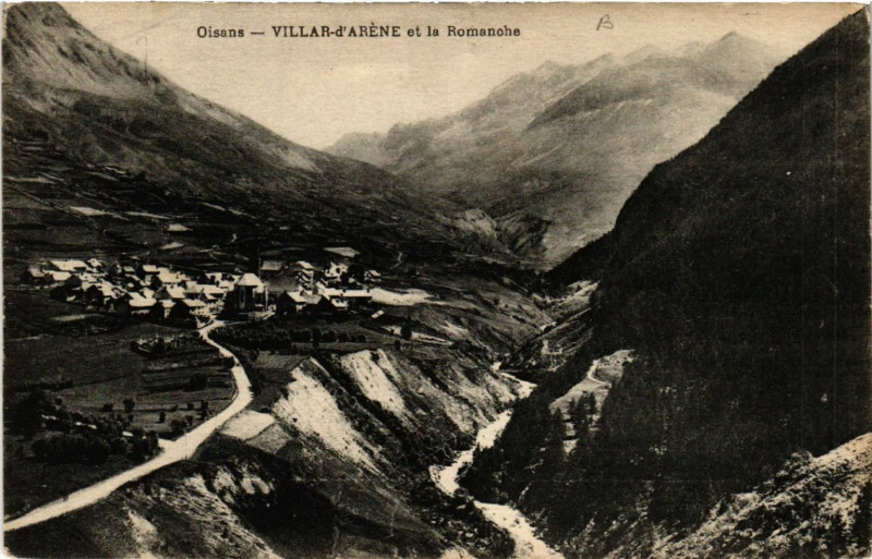 Carte postale ancienne Osians - Villard-d'Aréne et la Romanche