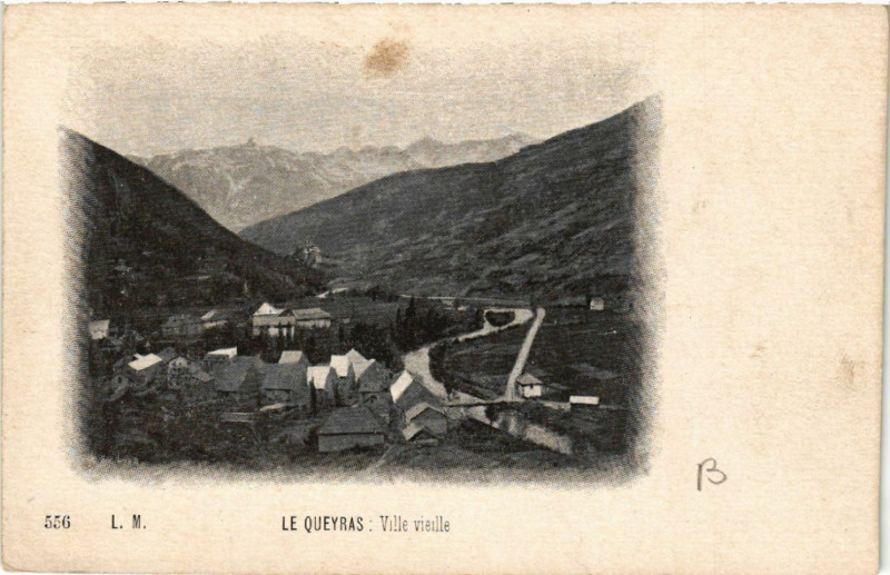 Carte postale ancienne Le Queyras - Ville vieille