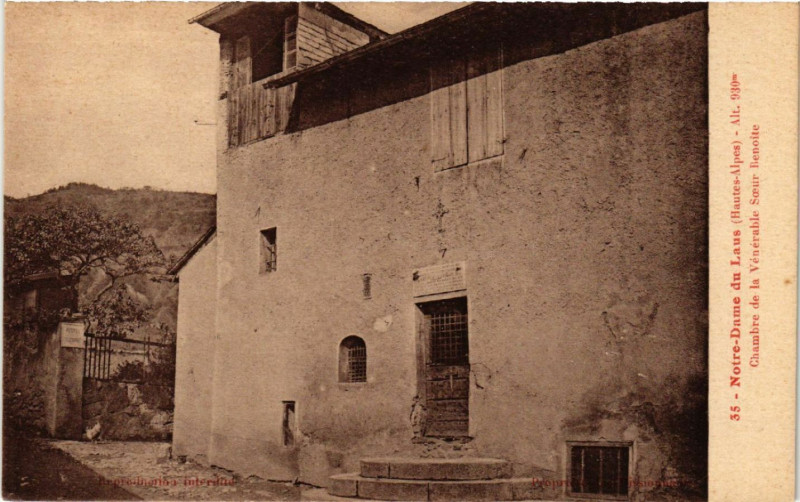 Carte postale ancienne Notre-Dame-du-Laus Alt 930 m - Chambre de la ...