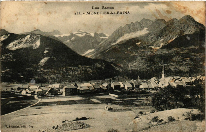 Carte postale ancienne Les Alpes - Monétier-les-Bains