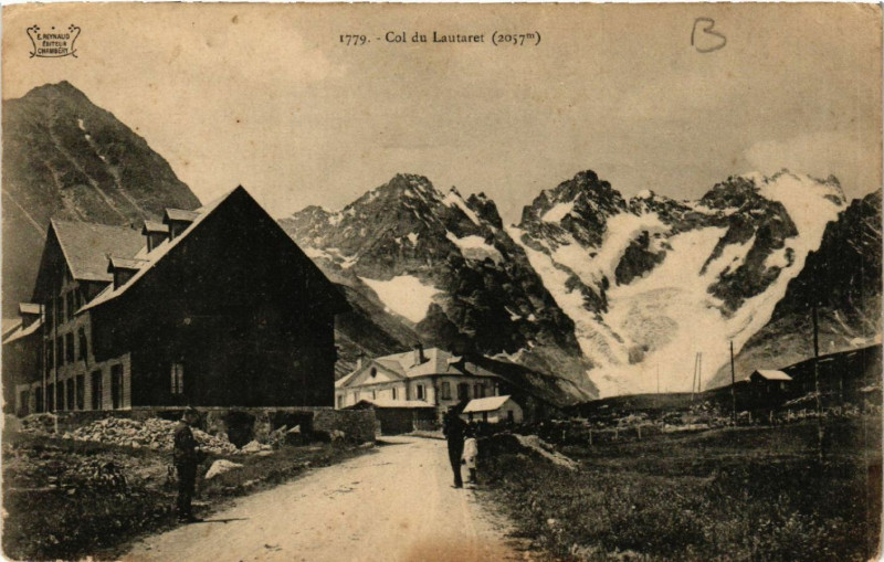 Carte postale ancienne Col du Lautaret (2075 m)