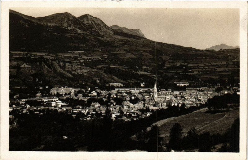Carte postale ancienne Gap - Vue générale à Gap