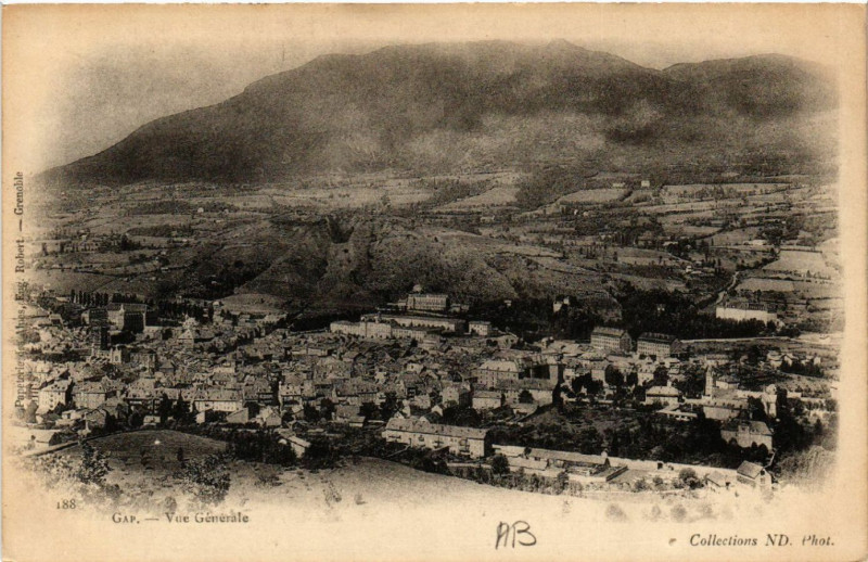 Carte postale ancienne Gap - Vue Générale à Gap