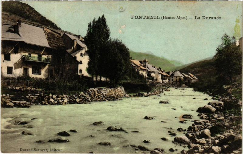 Carte postale ancienne Fontenil - La Durance