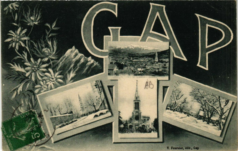 Carte postale ancienne Gap à Gap