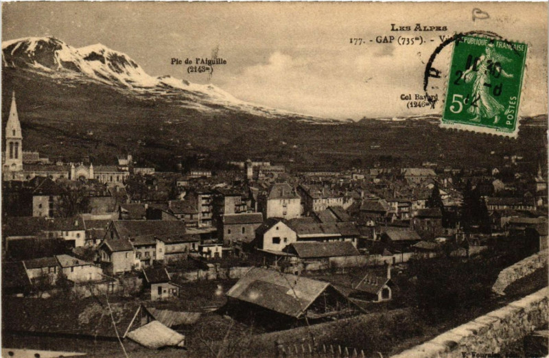 Carte postale ancienne Les Alpes - Gap à Gap