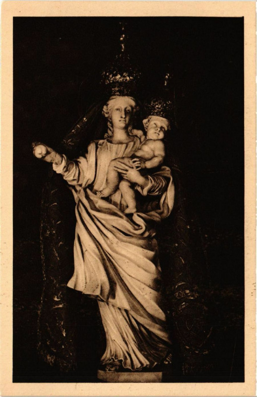 Carte postale ancienne Notre-Dame-du-Laus - Vierge couronnee par s. S.