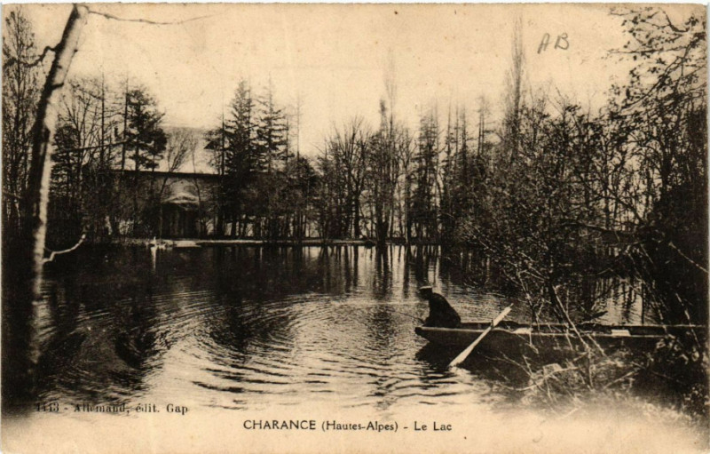 Carte postale ancienne Charance - Le Lac