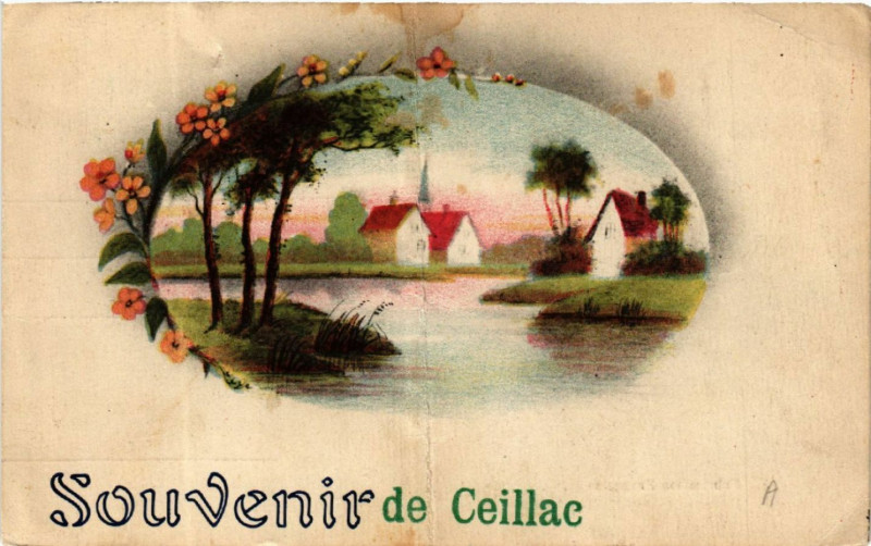 Carte postale ancienne Souvenir de Ceillac à Ceillac