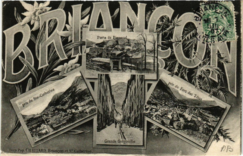 Carte postale ancienne Briancon à Briançon